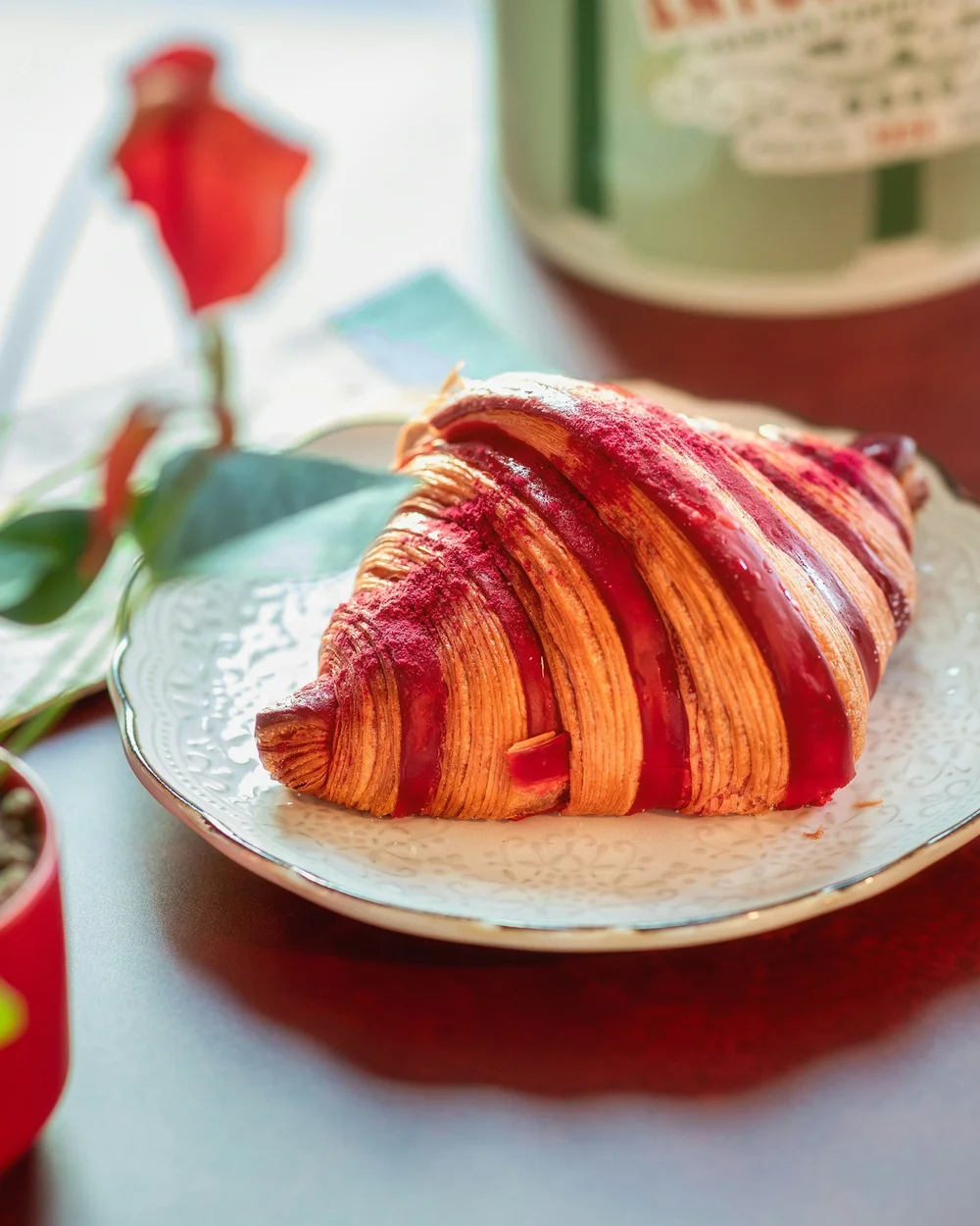 Croissant aux Framboises